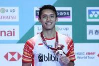 Pemain tunggal putra bulu tangkis Indonsia Jonatan Christie. Foto: sportfeat